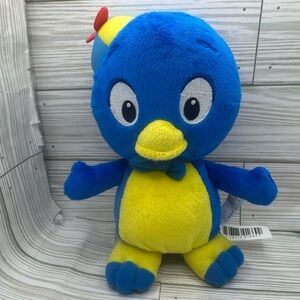 Backyardigans Plush Pablo Penguin Blue Yellow Stuffed Toy Nickelodeon Nick Jr